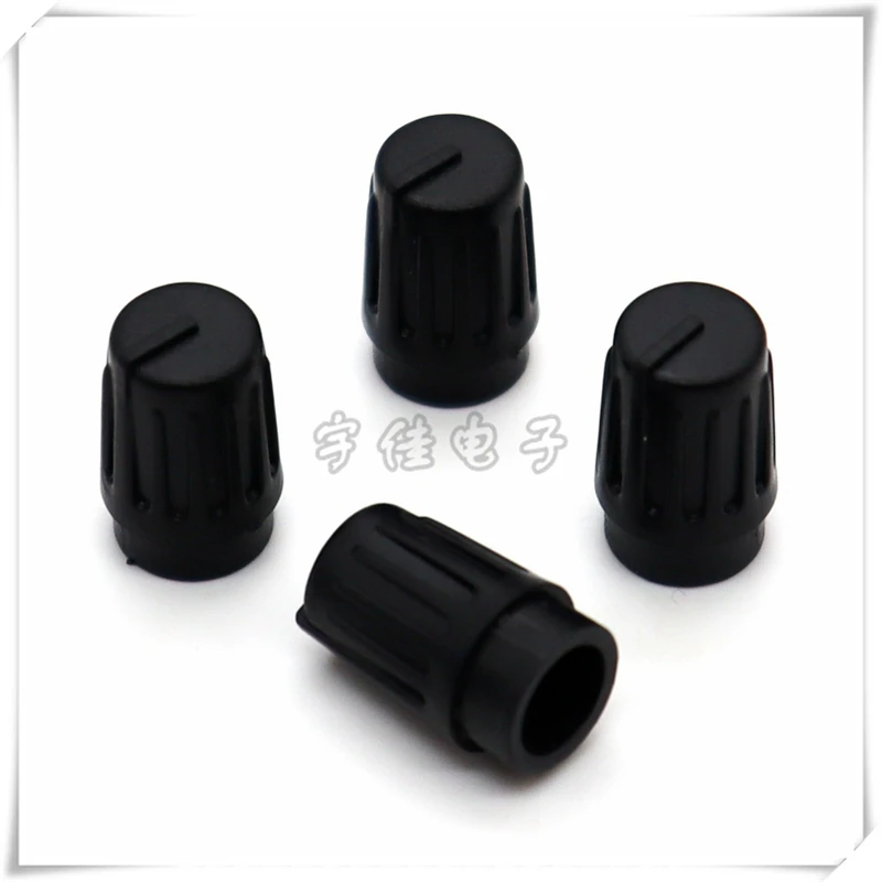 20PCS 9×14.5MM Plastic Striped Knob Cap 09 Potentiometer Knob Cap Coding Switch Adjustment Cap Volume Cap