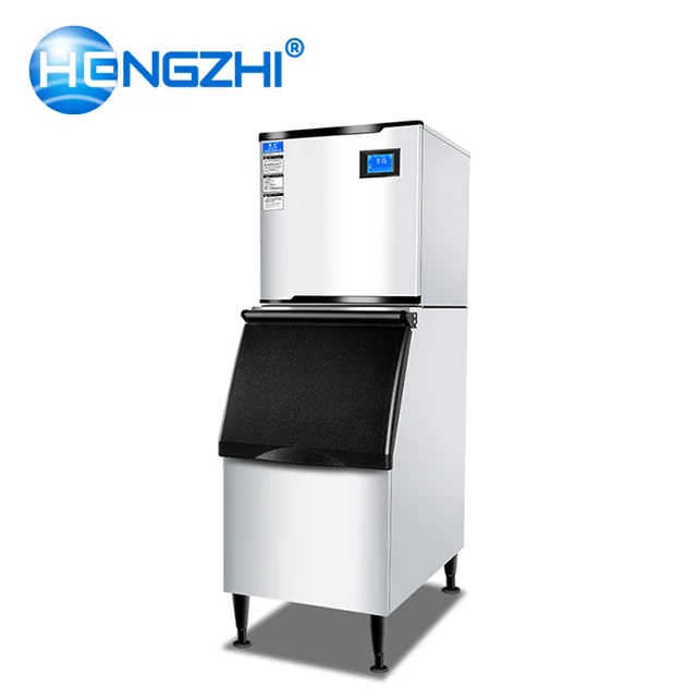 350kg/24h Ice Block Making Machine for Commercial Coffee Shop Bubble Tea Store Bar Professional Heavy Duty Cube Maker Pro