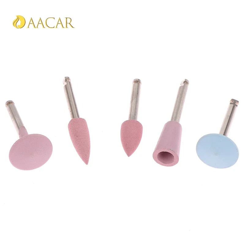 5/12Pcs Dental Silicone Grinding Heads Teeth Polisher for Low-speed Machine Polishing Dental Tools Dentistry Labb