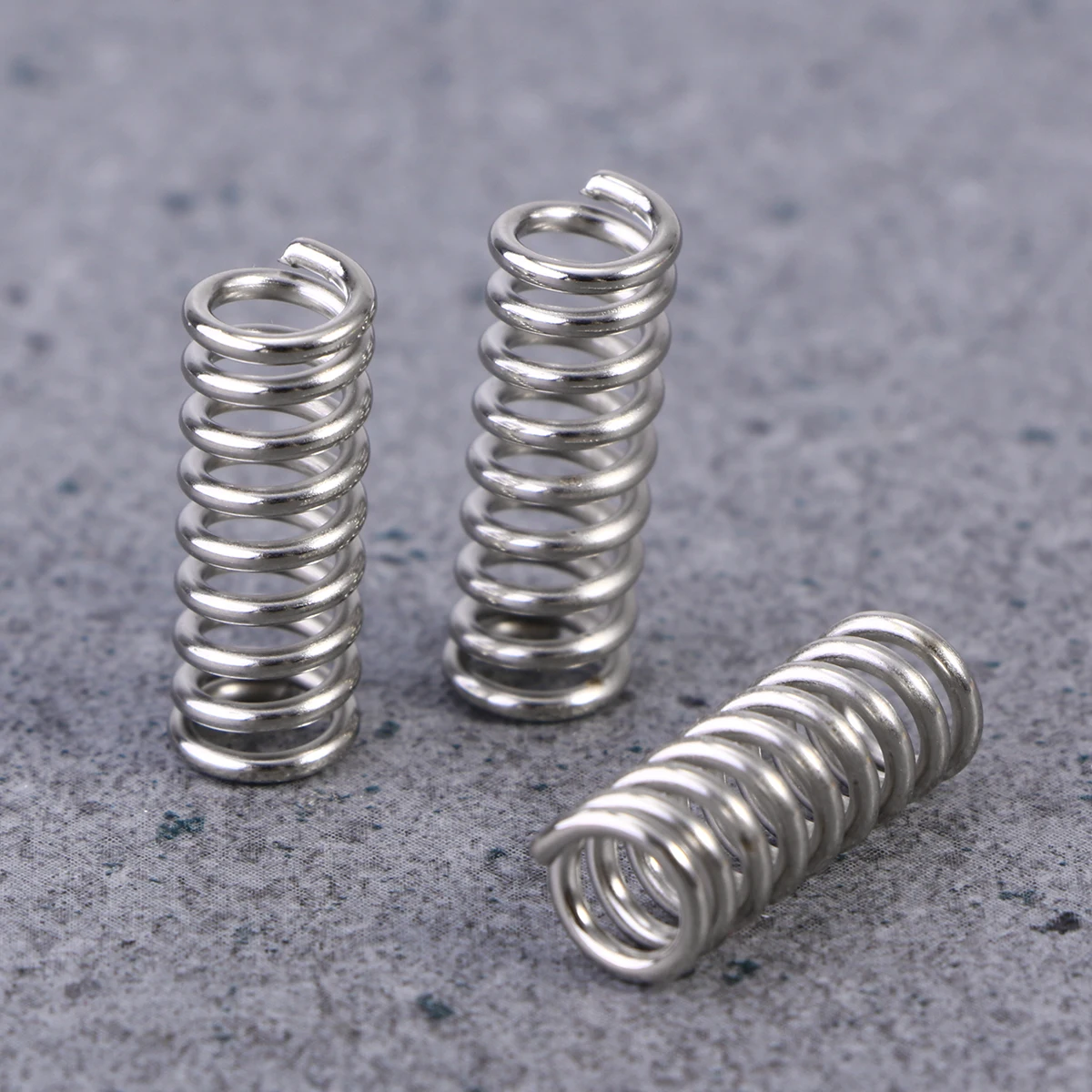 

20pcs Compression Spring Heated Bed Tension Accessories Silver For 3D Printer Long Lasting Premium Material High
