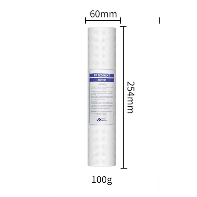 2/4 Stück universeller Wasserfilter, 5 Mikron PP-Baumwollfilterelement, Sedimentwasserfilter, Polypropylen-Material, einfach zu bedienen – Detail 8