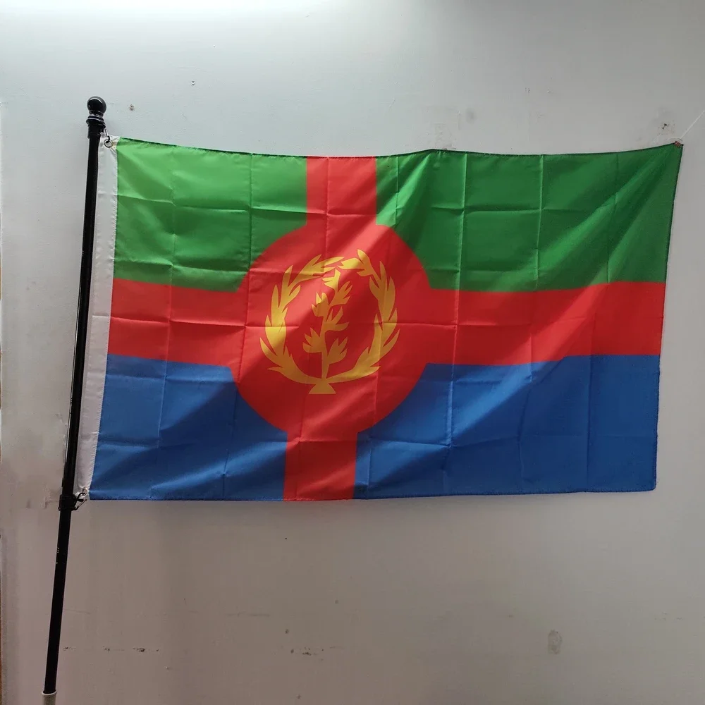 Hanging Flag of Eritrea, Outdoor and Indoor Decoration, 90X150cm