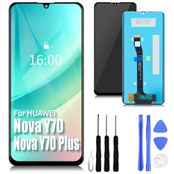 Pantalla LCD Original de 6,75 pulgadas para Huawei Nova Y70, montaje de digitalizador táctil, MGA-LX9