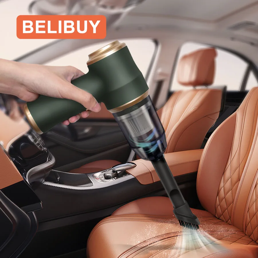 BELIBUY Wireless Car Vacuum Cleaner for Cleaning Bedroom Carpets Portable High Power Function Home Appliance Cleaning Machine