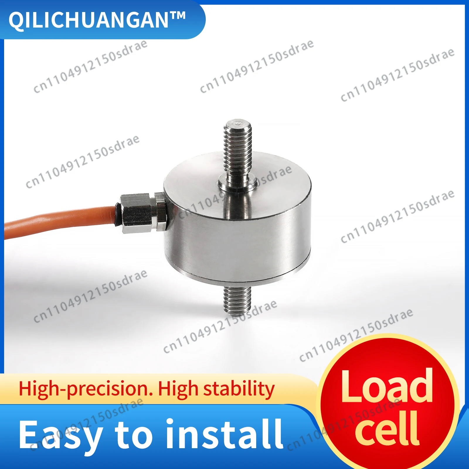 Mini Load Cell Sensor High-Precision Bellows Type Test Tension Compression Force Weight  Adapts HX711 10KG 20KG 30KG 50KG 100KG
