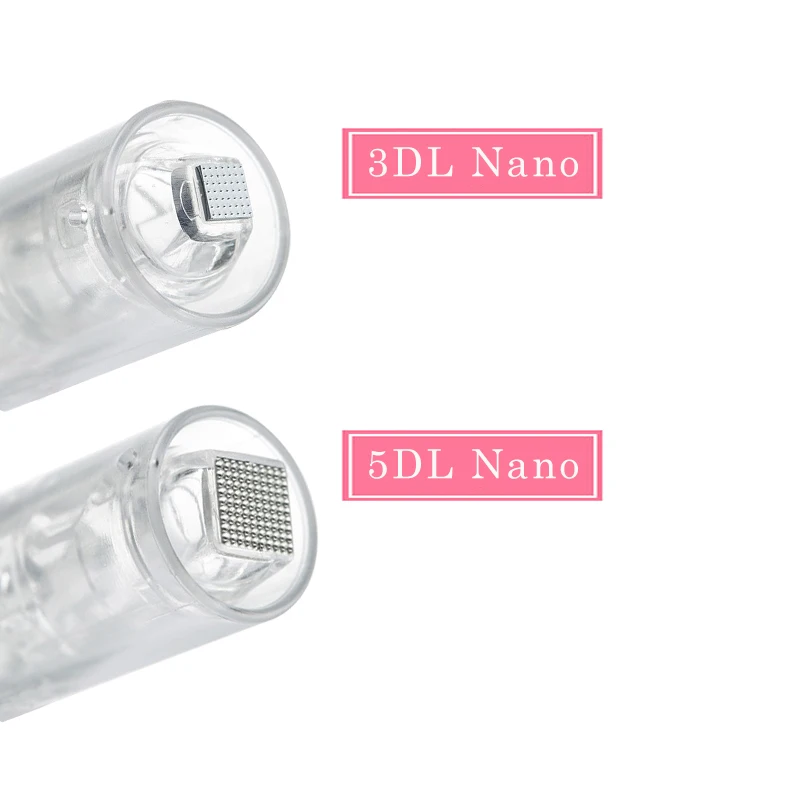 10 قطعة برغي ميناء Micrneedle Dermapen إبرة خرطوشة للعناية بالبشرة المهنية السيارات إبرة صغيرة 9/12/36/42/Round/3D/5D #4