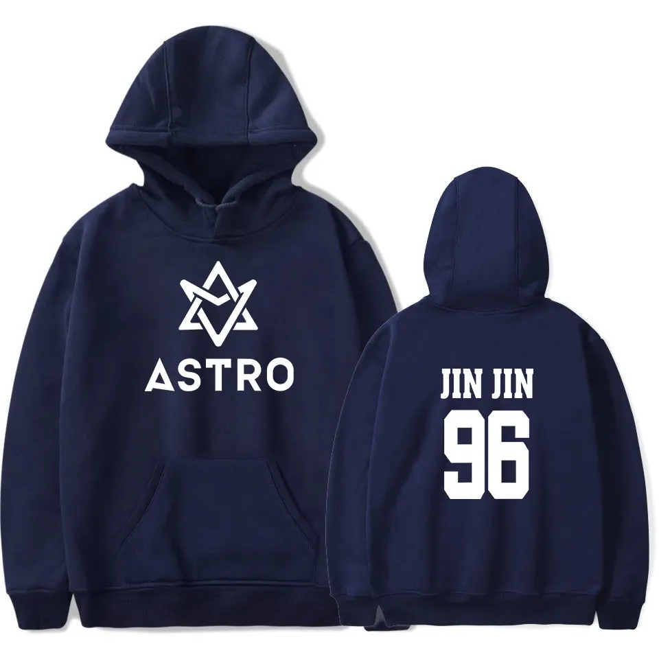 Hot Sale Men Hoodie Kpop ASTRO STAR Group Printed Hoodies Moletom Harajuku Sweatshirt Casual Pullover Hoodie Streetwear Jacket