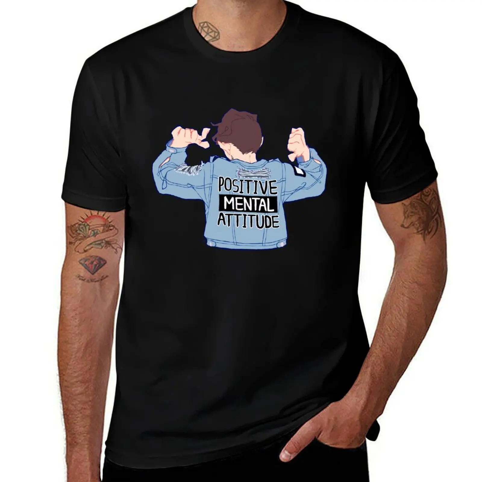 

Positive Mental Attitude! T-Shirt man t shirt cotton funny t shirts cotton T-Shirt