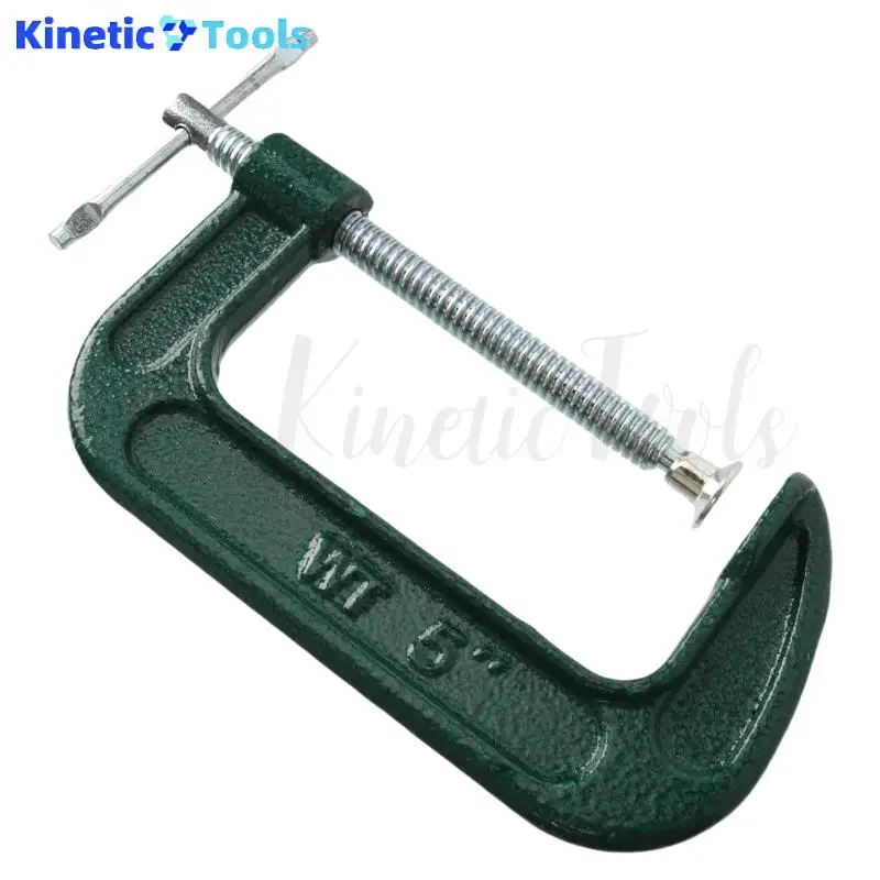 G-type klem Houtbewerkingsklem Armatuur Ijzeren klem Houtbewerkingsgereedschap Accessoire Groen Geschikt voor houtbewerkingsconstructie