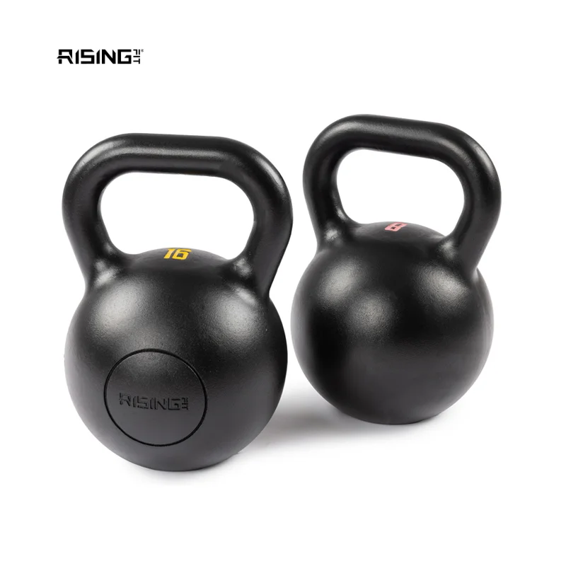 Pesas Rusas de Hierro Fundido de Alta Calidad de 8 kg a 32 kg, Pesas Portátiles para Levantamiento de Pesas para Uso en Gimnasio