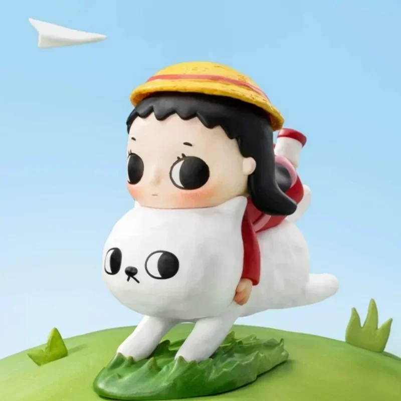 POP MART Nyota Chibi Maruko Chan Serie Desktop-Puppe Mystery Box Überraschungstüte Ornament Figuren Wohndekoration Mystery Spielzeugbox