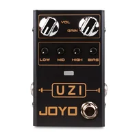 Joyo R-03 distorsión pedales de efectos de guitarra eléctrica procesador interruptor de pie para música de Heavy Metal piezas de guitarra True Bypass