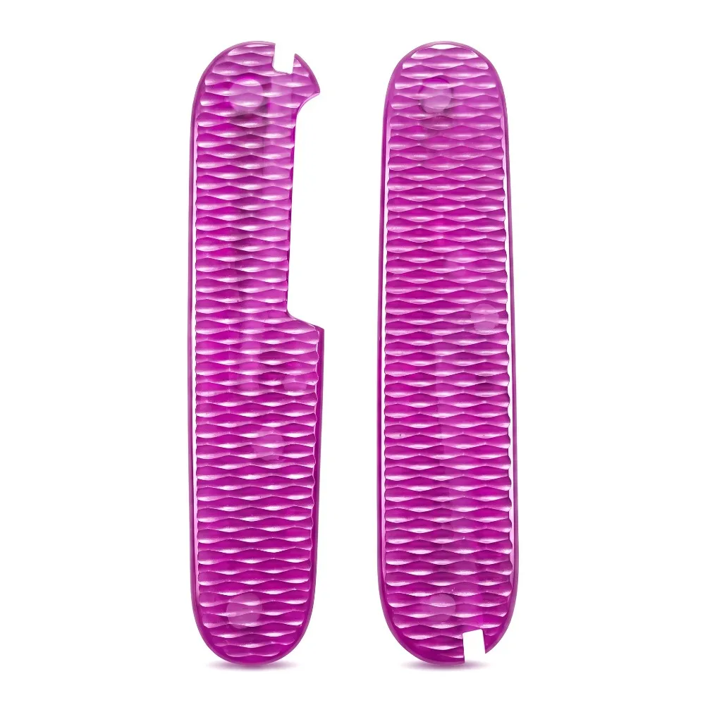 Translucent Purple Acrylic Knife Scales, DIY Handle Scales for Multi-Tool Replacement