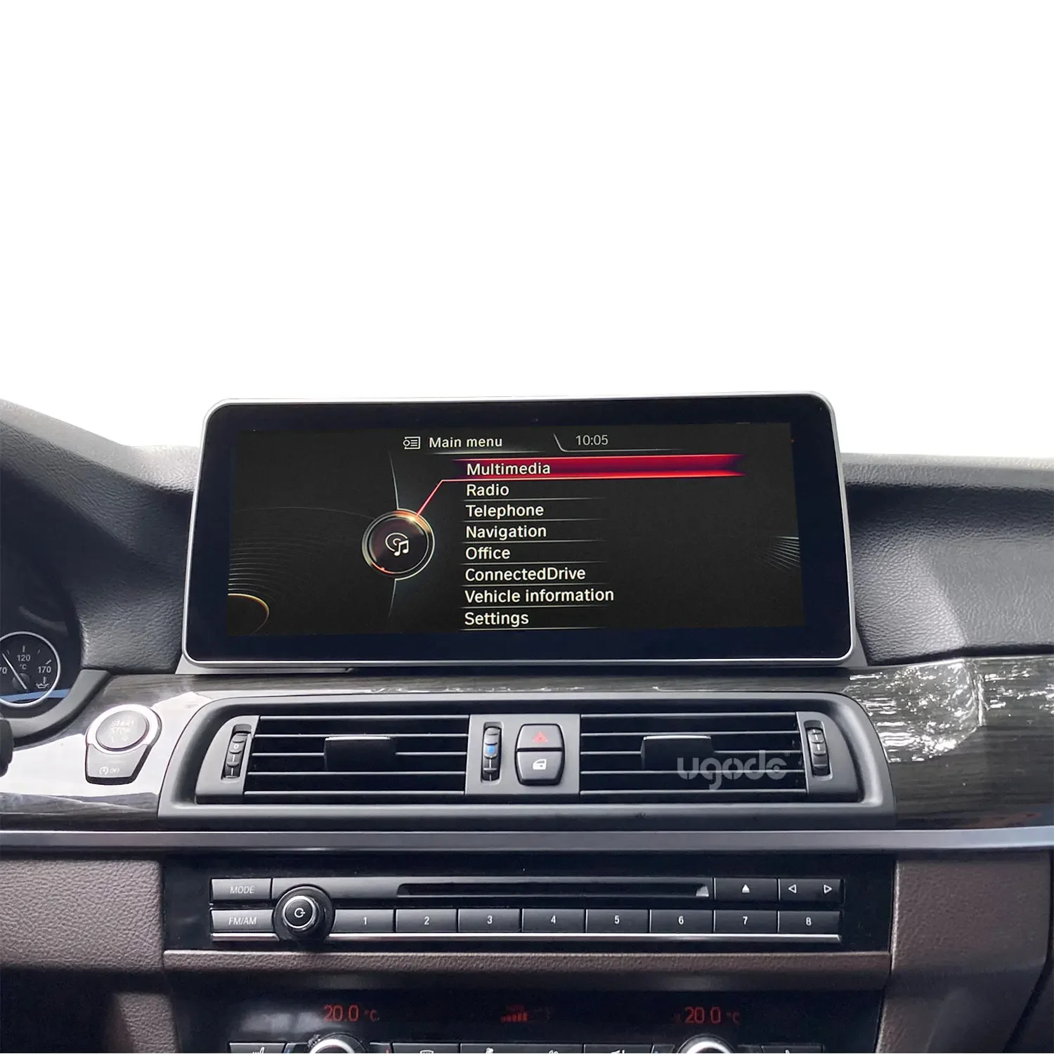 Ugode Qualcomm Snapdragon 680 Android 13 Carplay Screen Upgrade Multimedia Player GPS for BMW 5 Series F10 F11 CIC NBT GPS Navi - view 6