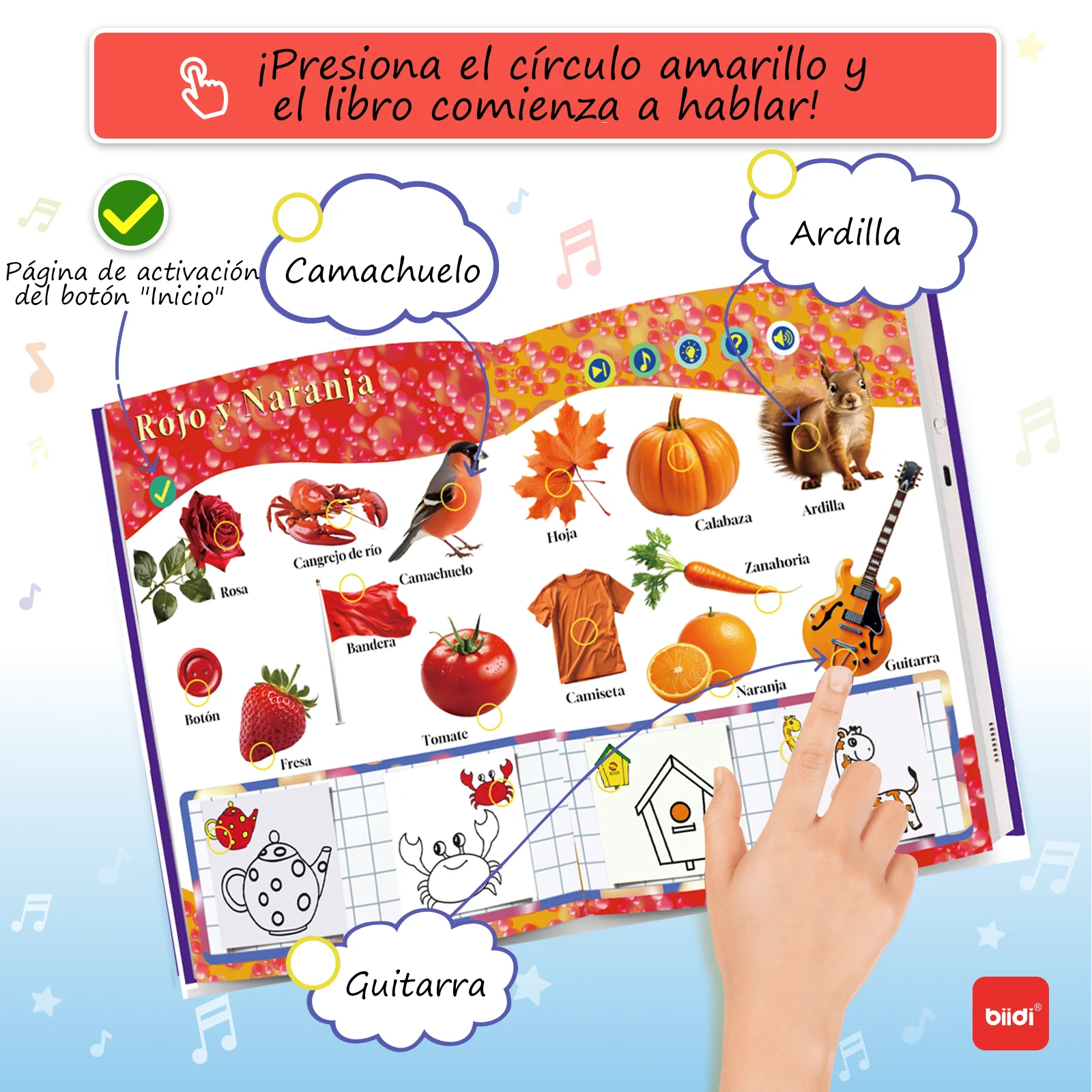 Livre multifonctionnel intelligent Montessori pour tout-petit, apprentissage de l'espagnol, lecture et nettoyage des points, jouets pour enfants précoces