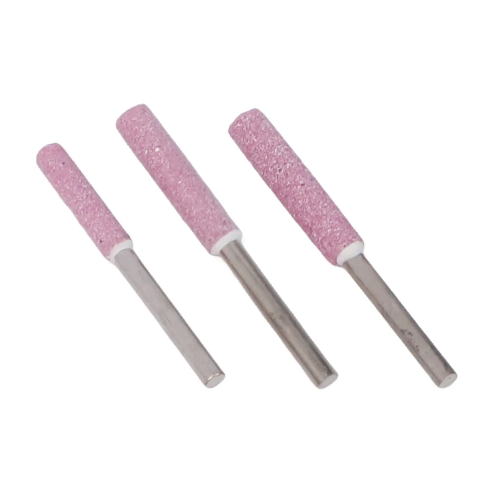 15Pcs Chainsaw Sharpening Grinding Stone Bits File Rotary Tool 4.8mm Parts Replacement Tools Accessories 120-150 Mesh