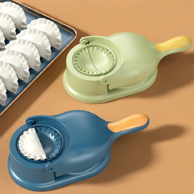 2 In 1 Dumpling Maker Machine Dumpling Mold Manual Dumplings Skin Press Modeling Machine Dough Pressing Tool Kitchen Accessories