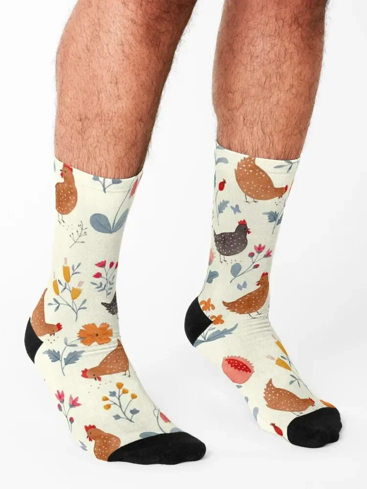 Chicken Lover Socks men cotton high quality FASHION golf Men's Socks Woman Men's
