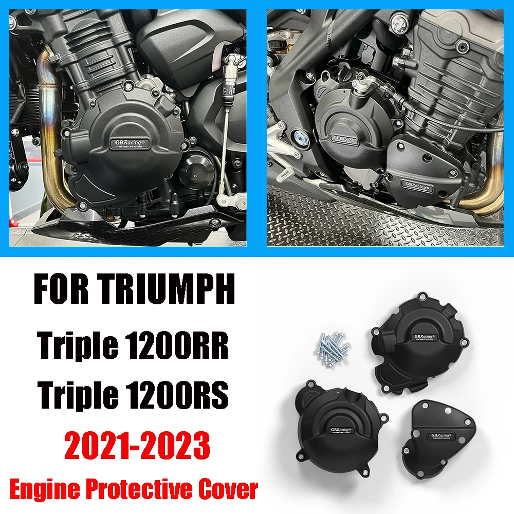 SPEED TRIPLE 1200 RR Engine Cover Protection Motorcycle Accessories For GBracing For TRIUMPH SPEED TRIPLE 1200RR 1200RS 2023