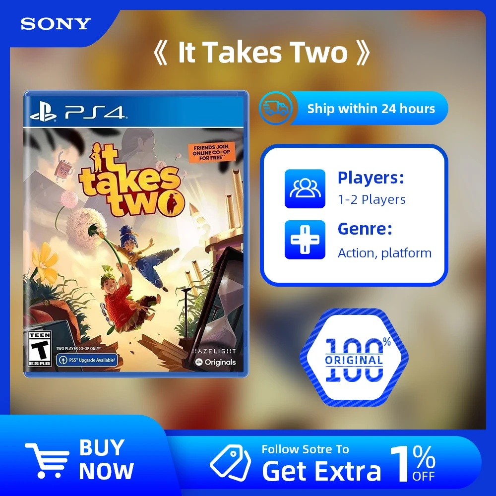إذا كنت تبحث عن ألعاب PS4 ممتعة، فهذا هو الخيار المثالي: It Takes Two على منصة AliExpress