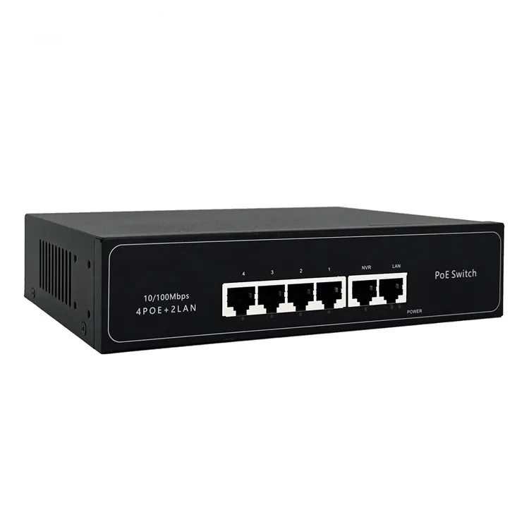 Konverter Media Oem & Odm Pabrik 2 Sc 1000M 2 Rj45 2 Sc Port Serat 4 Port Hub Sakelar Ethernet