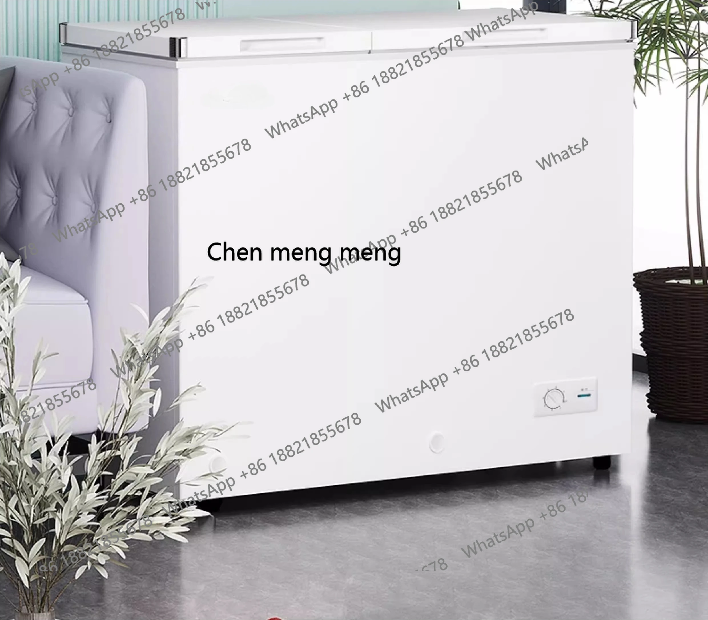 

Household Small Refrigerated Freezer Dual-use Large Capacity Horizontal Dual-temperature Commercial Freezer