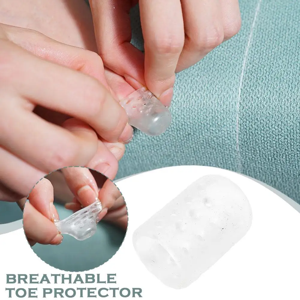 Separador Toe para proteção das unhas dos pés, silicone respirável, elasticidade, anti-fricção, à prova de suor, protetores do pé, 1-20pcs