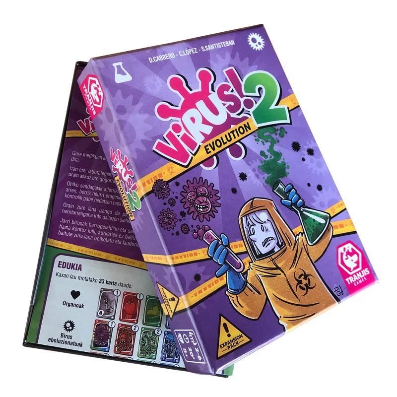 In Spanish Version In English Virus Card Game The Contagiously Virus 2 Card Correct Version Party Game For Fun Family Games