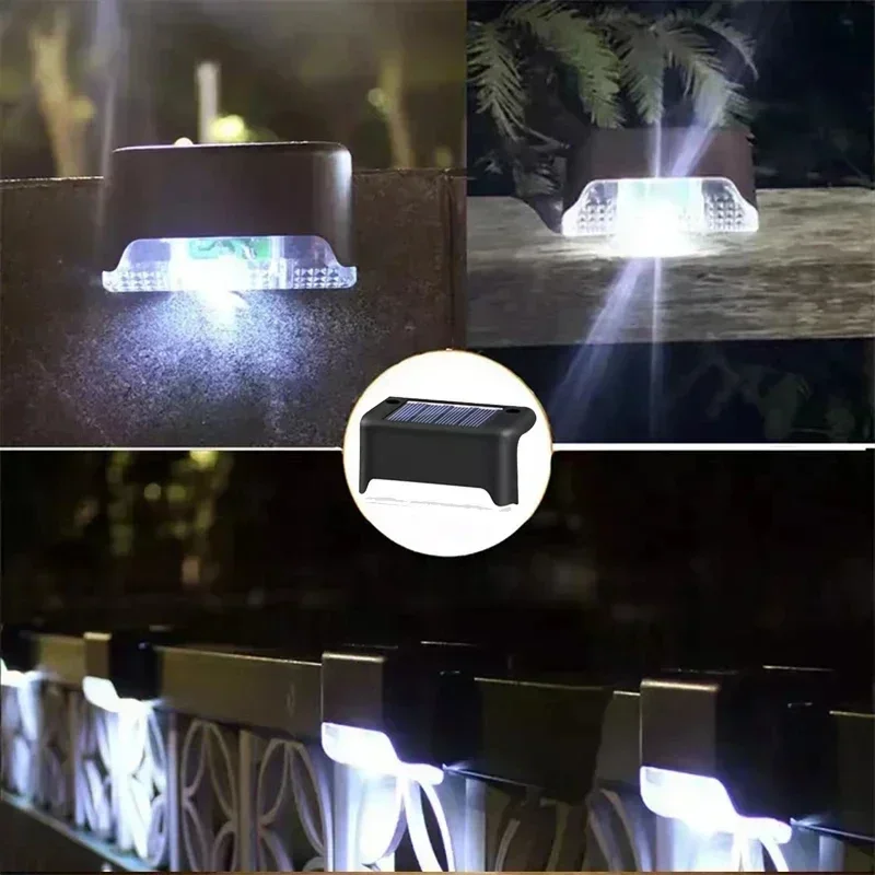 NEWBIRTH 1 ~ 12PCS Solar Deck Licht Outdoor IP65 Wasserdichte Solar Power Garten Lampen für Geländer Treppen Schritt Zaun Hof Terrasse Pathway 3