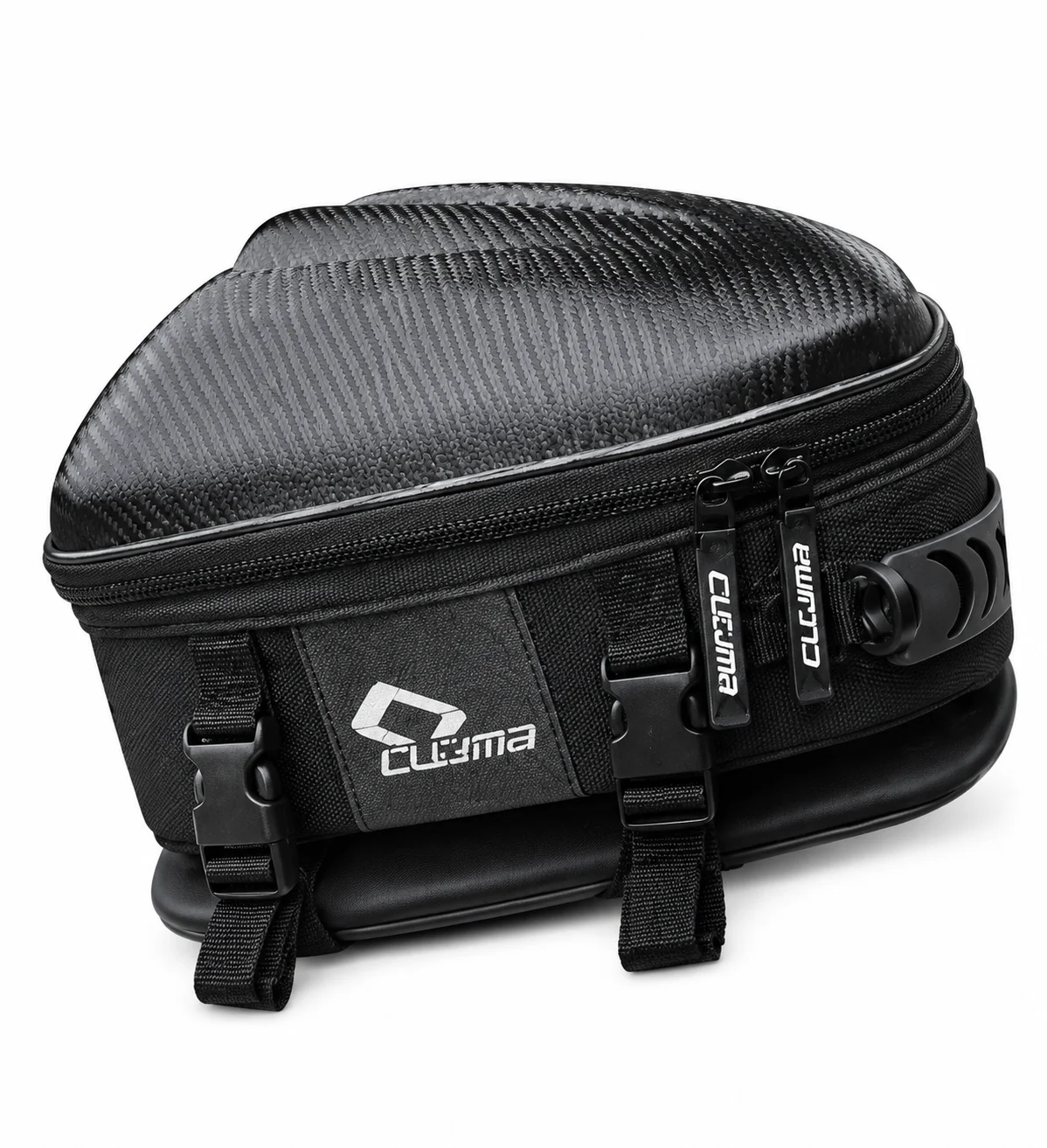 CUCYMA Motorcycle Rear Seat Tail Bag Hard Shell Water Resistant Convertible Backpack Shoulder Bag for Motorbike Touring