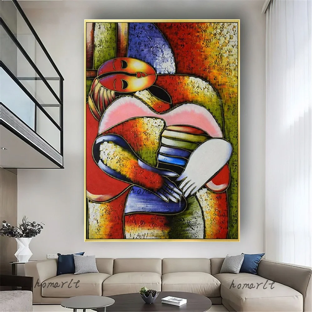 

100% Handmade Famous Figure Oil Painting Picasso Canvas Picture Colorful Mural Of A Girl Dreaming Art Decor Wall Poster For Home