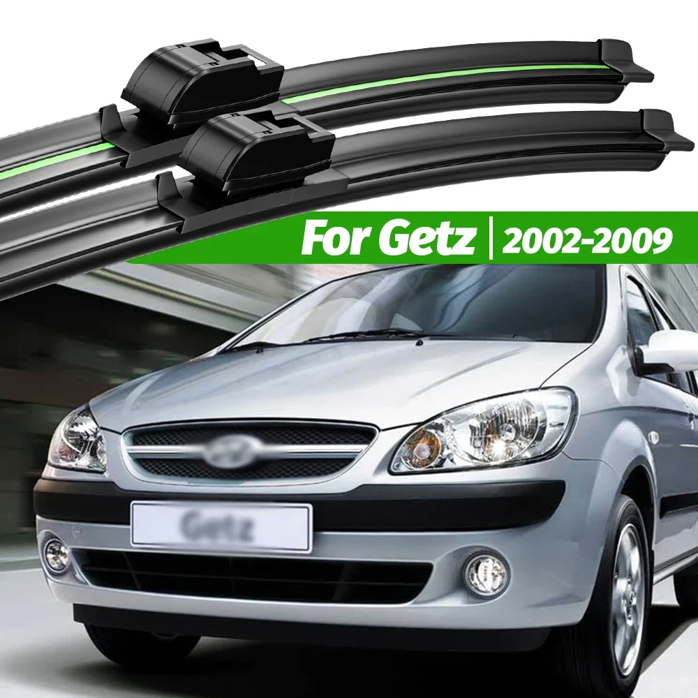 

For Hyundai Getz 2002-2009 2pcs Front Windshield Wiper Blades 2003 2004 2005 2006 2007 2008 Windscreen Window Accessories