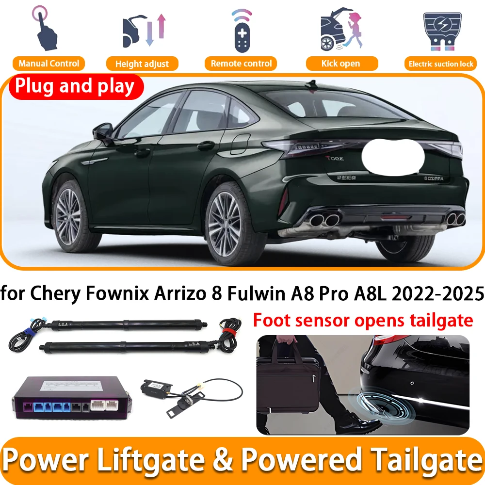 for Chery Fownix Arrizo 8 Fulwin A8 Pro A8L 2022-2025 OEM Electric Automatic Powered Tailgate Power Liftgate System Car Lift Kit