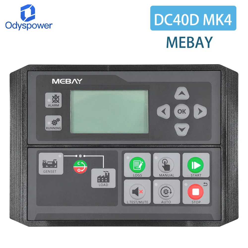 DC40D MK4 Mebay Controller Panel Diesel Generator Auto Start Control Module Parameters Monitoring Genset Parts