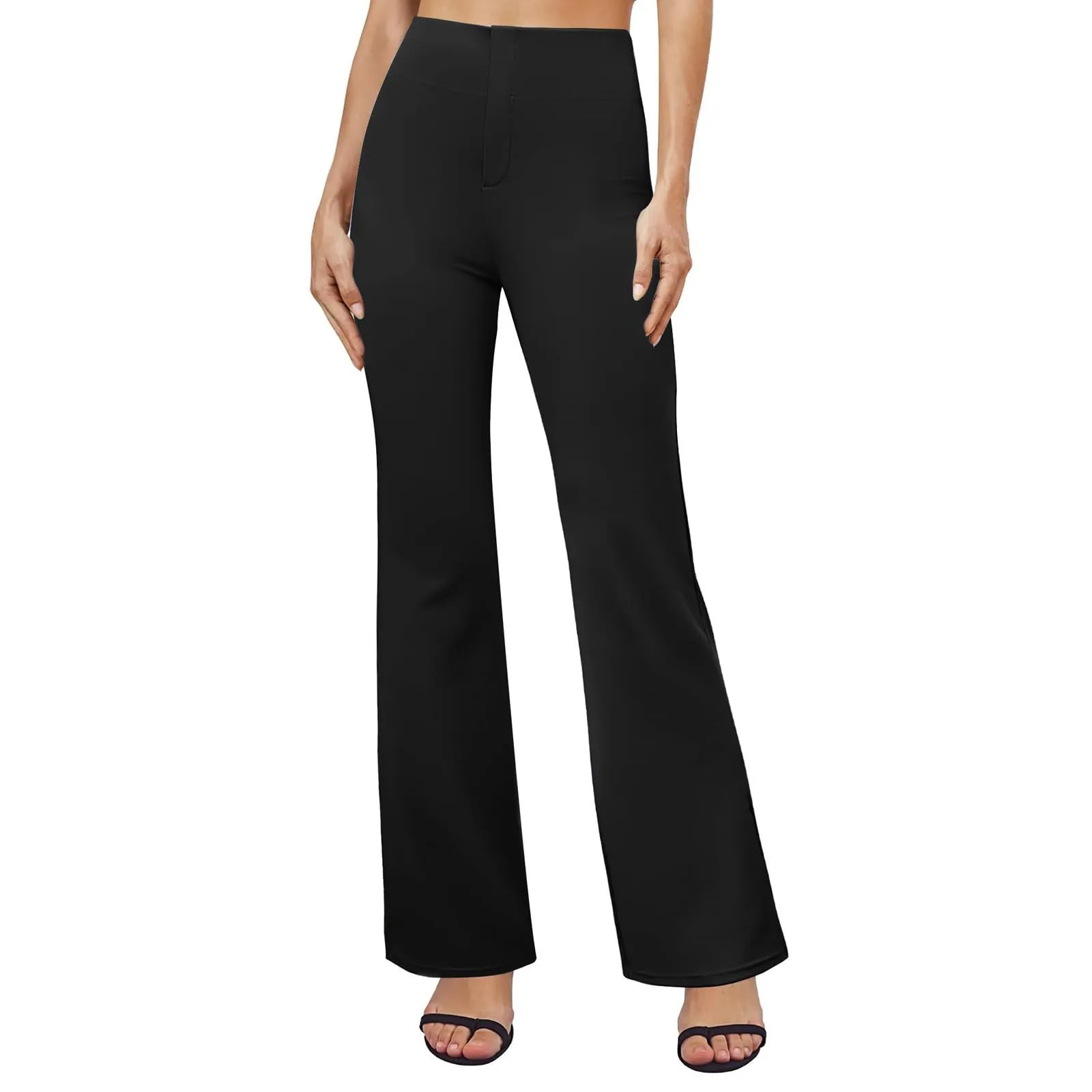 Women's Slim Yoga Pants for Women Buttery Soft High Waist Bootcut Pants Bootleg Stretch Tummy Control Workout Leggings 2025