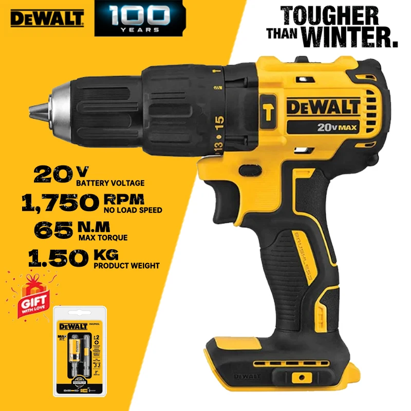 DEWALT DCD7781 Cordless Hammer Drill/Driver Bare Tool Rechargeable Impact Drill DCD7781B Dewalt 20V MAX Power Tools