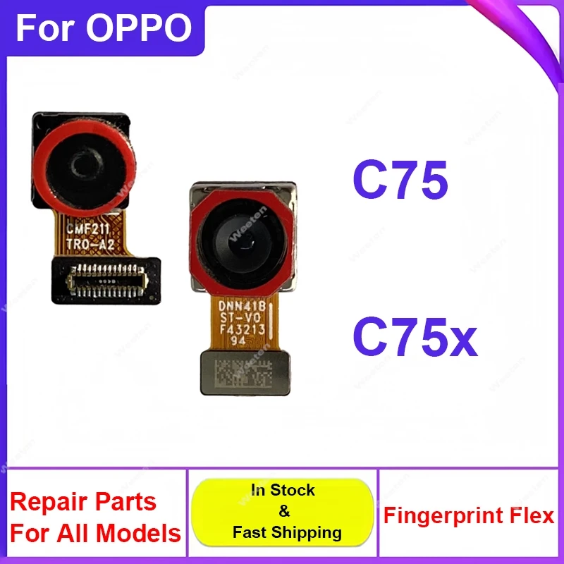 Front Back Rear Main Camera For Realme C75 C75X 4G 5G Main C