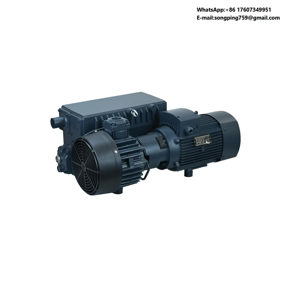 IP55 Single-Stage Sealed 140m3/h Industrial High Pressure Oil-Lubricated Rotary Vane Vacuum Pump OEM 5 HP 100% Copper Motor