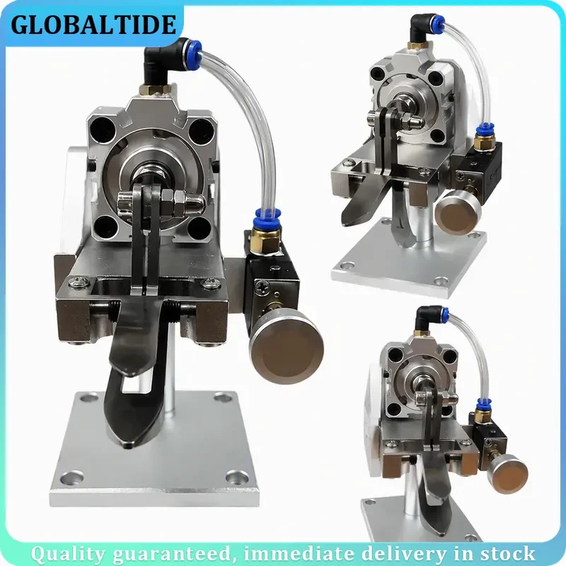 Pneumatic Trimming Device Semi Automatic Trouser Loop Cutting Machine Garment Factory Belt Loop Cutter High Efficiency