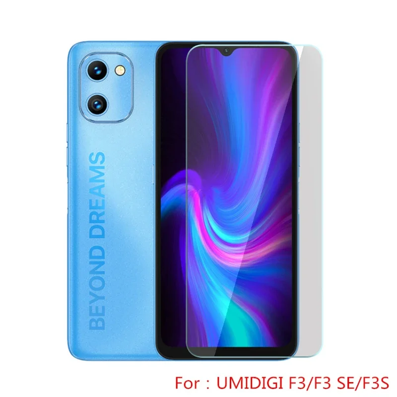 HD Tempered Glass For UMIDIGI F3 Pro 5G F3 SE F3S Protective Film For UMIDIGI Power 7 Max 7S Anti-scartch Screen Protector Cover
