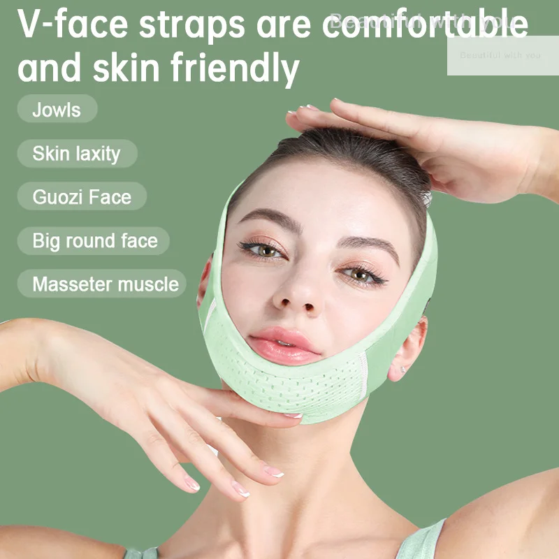 Face Slimming Strap Reduce Double Chin Lift V Face Stickers Anti Bandage For Face Strap Belt Mask Lift Oval Mask Face