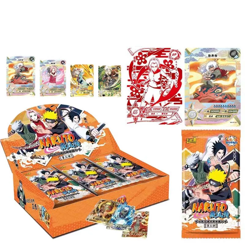 Wholesales Naruto Collection Cards Kayou  All Chapters Tier2 Wave3Tier2.5 Wave1 Playing Cards Games For Family Box