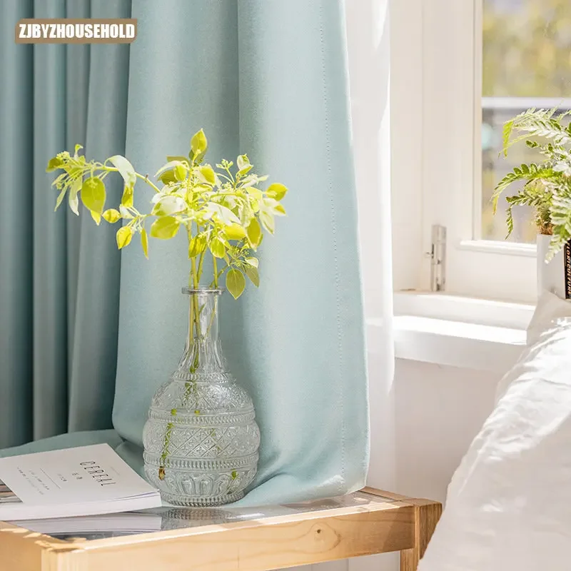 

Send Stereotyped Modern Curtains for Living Dining Room BedroomHigh-precision Technology Full Blackout High-end Solid Color