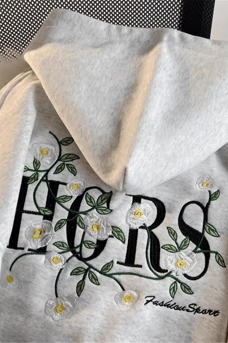 

Embroidery Hoodie Streetwear Fashion Fall Winter Clothes Women's Clothes Top Men Hooded Shirt Y2K Hoodies Sweatshirt