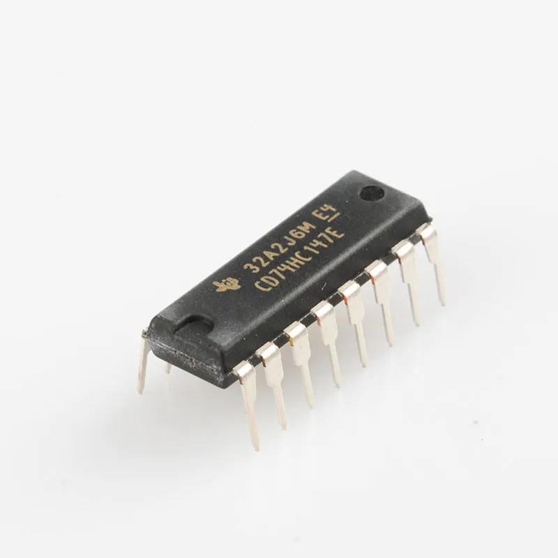 CD74HC147E 74HC147 DIP in-line, signal switch/decoder, chip, brand new and original