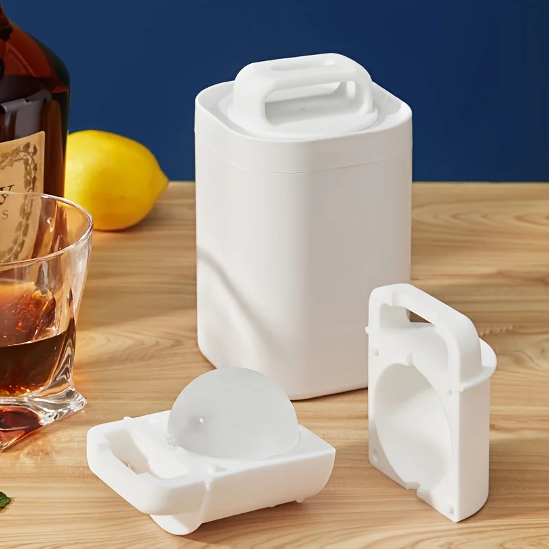 Crystal Clear Ice Cube Maker, Bartender-Quality Ice, Easy-to-Remove Sphere Ice Mold