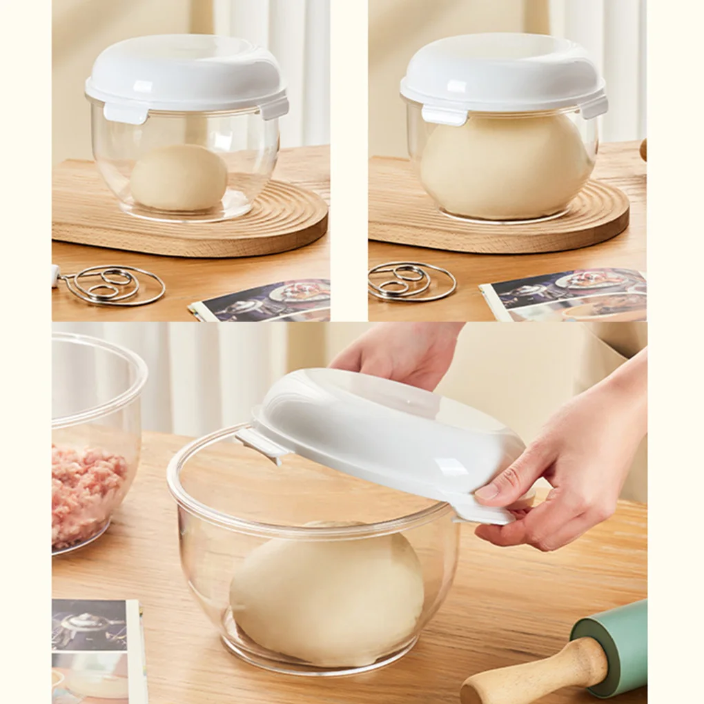 Doughs Rising Container Ergonomic Bread Proofing Box Non-ck Innovation To Avoid Overflow Prevents Contamination