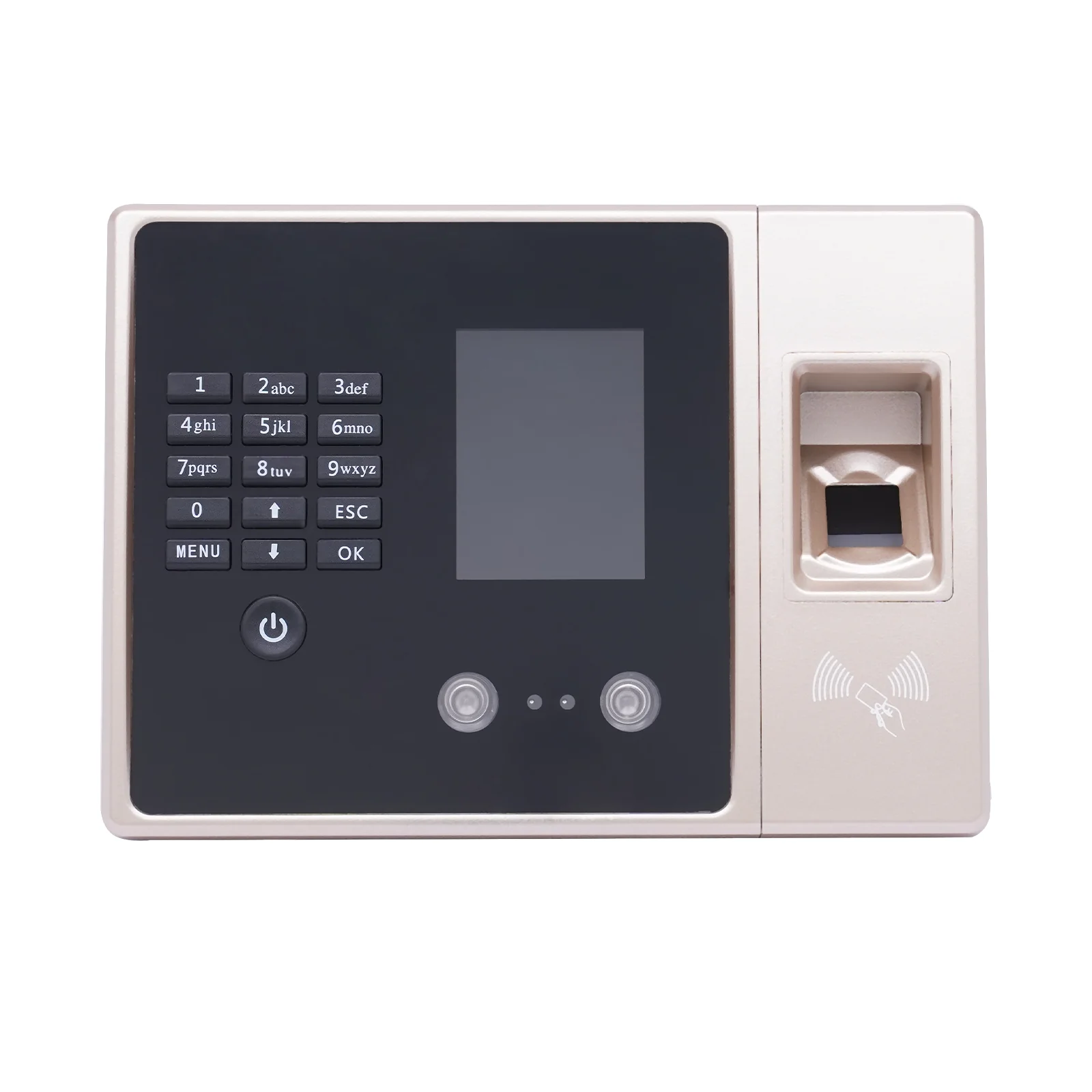 Clock in and Out Machine for Employees, Work Attendance Machine with Face Recognition, Fingerprint Scan, ID Card, Password