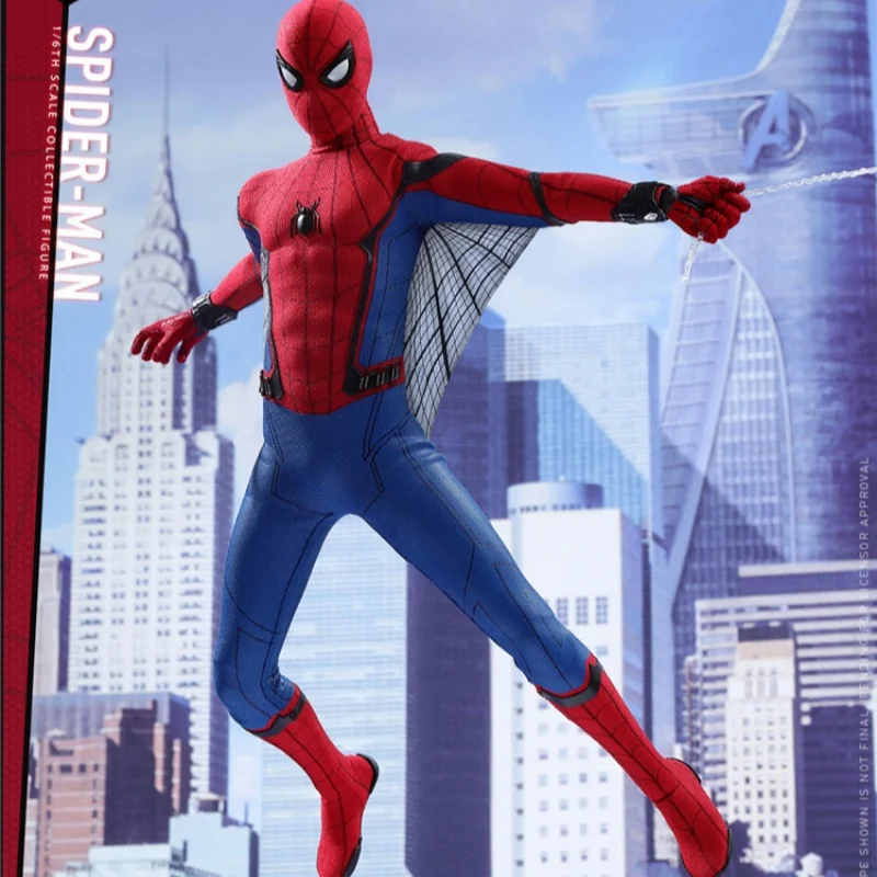 

Подлинная Ht Hottoys 1/6 Mms425/426 Человек-паук «Назад в школу», технический костюм, экшн-фигурка, набор украшений для рабочего стола, игрушка, Рождественский подарок