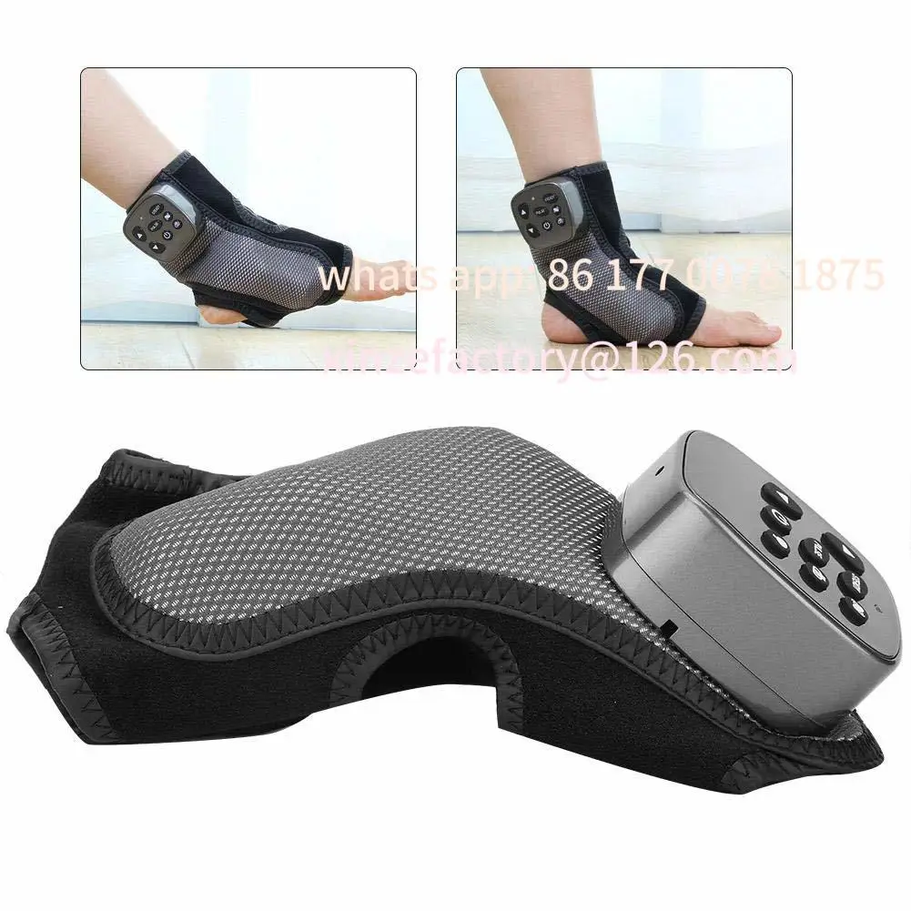 

Customizable Foot Ankle Massager With Air Pockets Vibration Heating Acupuncture Points Pain Relief Massage Therapy for Heels